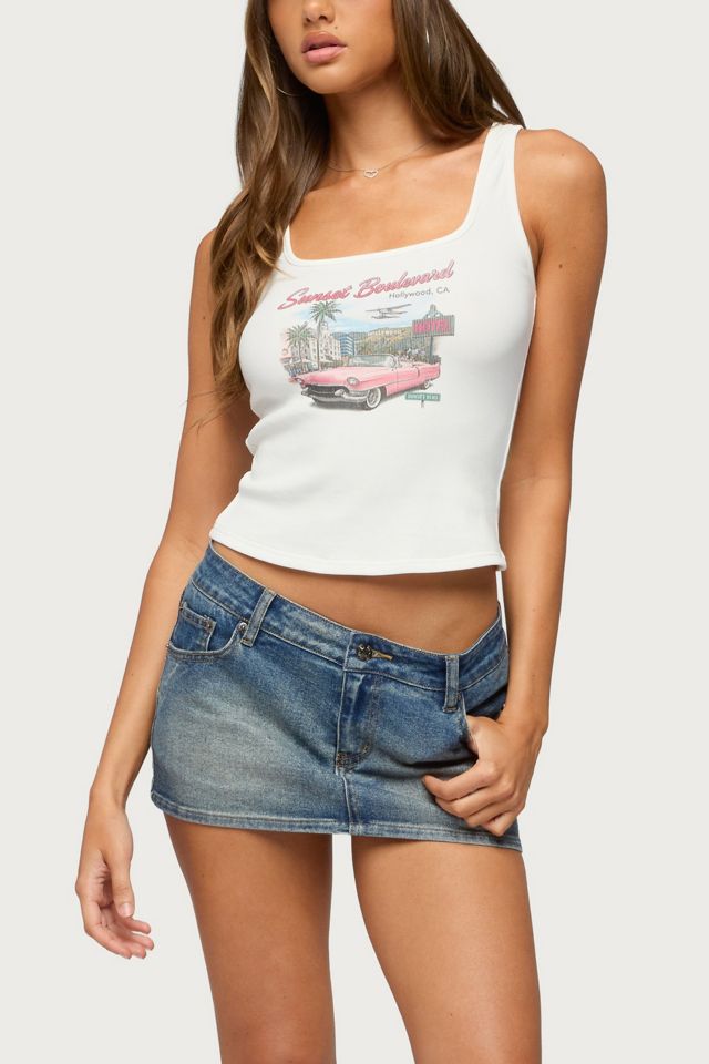 Edikted Sunset Boulevard Tank Top #3