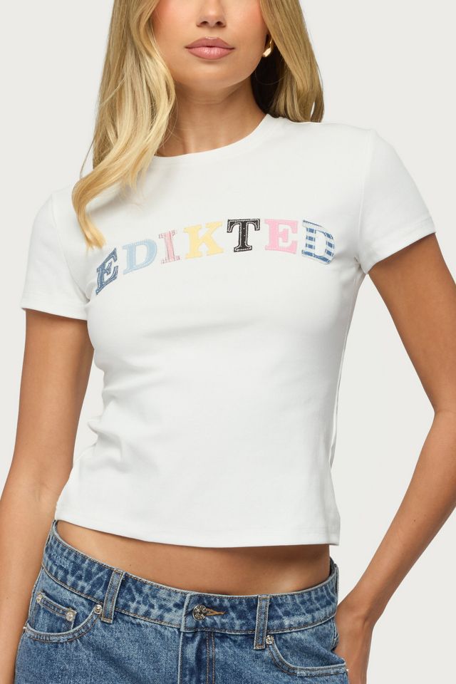 Edikted Patchwork Baby T Shirt #2