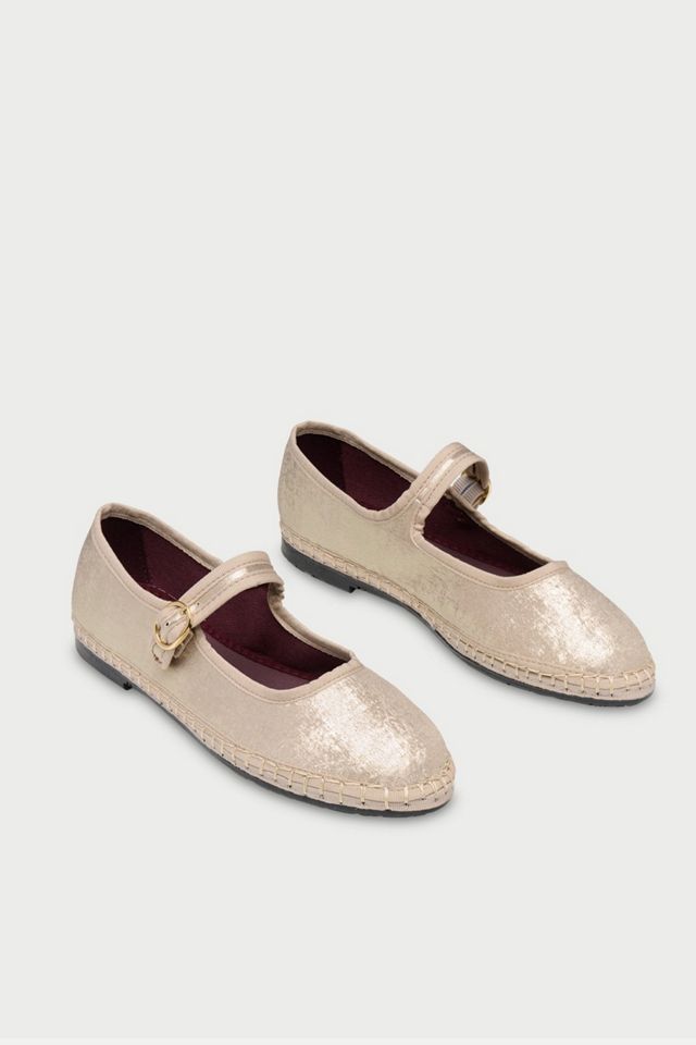 Flabelus Flor Silk Mary Jane Flat #1