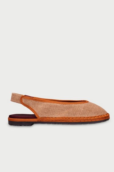 Flabelus Narnia Slingback Linen Slipper