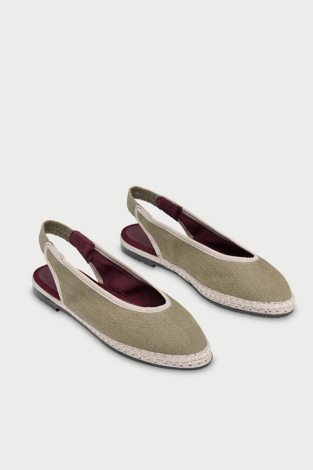 Flabelus Narnia Slingback Linen Slipper #1