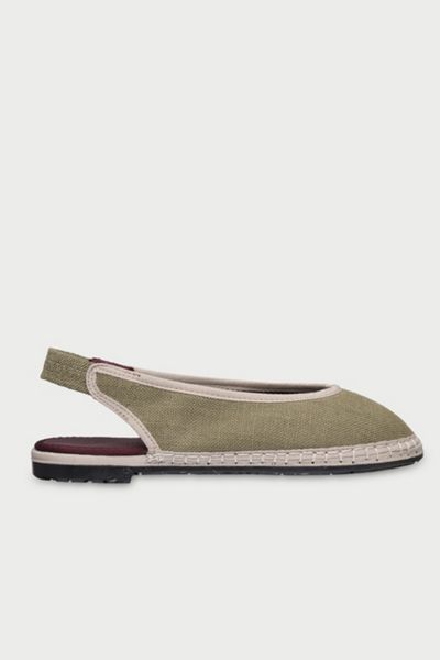 Flabelus Narnia Slingback Linen Slipper