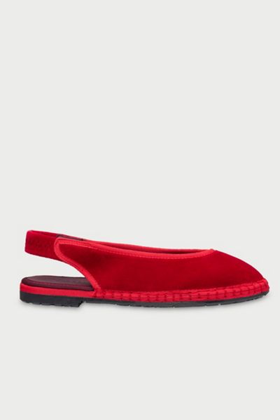 Flabelus Narnia Velvet Slingback Slipper