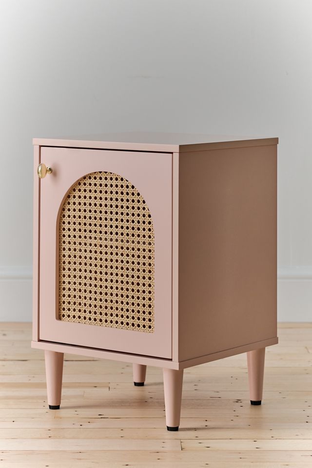 Maisie Cane Storage Nightstand #1