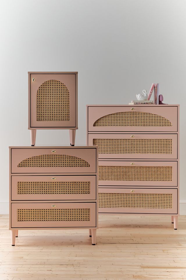 Maisie Cane Storage Nightstand #3