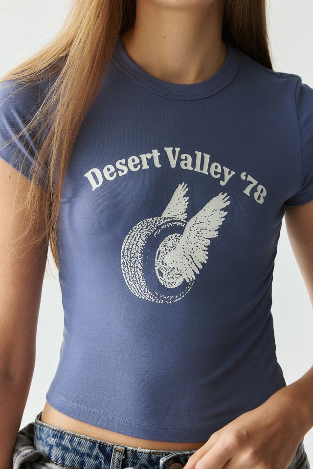Desert Valley '78 Graphic Jersey Knit Baby Tee #1