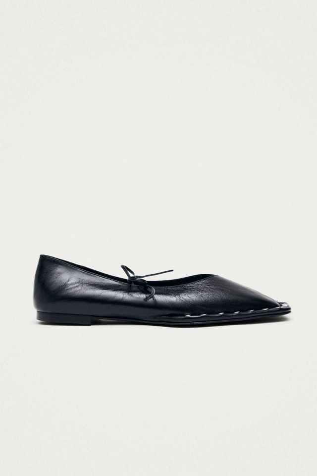 ALOHAS Sway Studs Rift Leather Ballet Flats #1