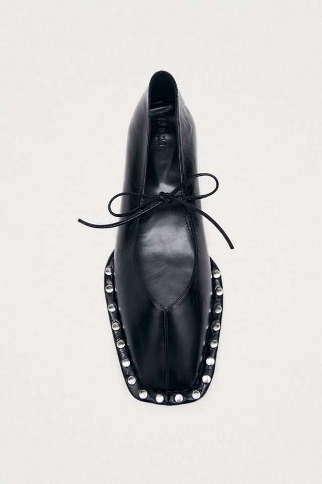 ALOHAS Sway Studs Rift Leather Ballet Flats #4
