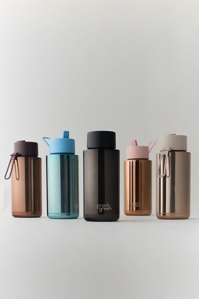 frank green Chrome Ceramic 34 oz Water Bottle
