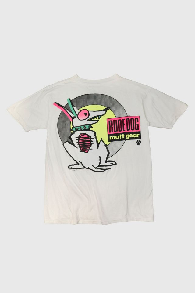 Vintage Rude Dog Mutt Gear Pocket T-Shirt #1