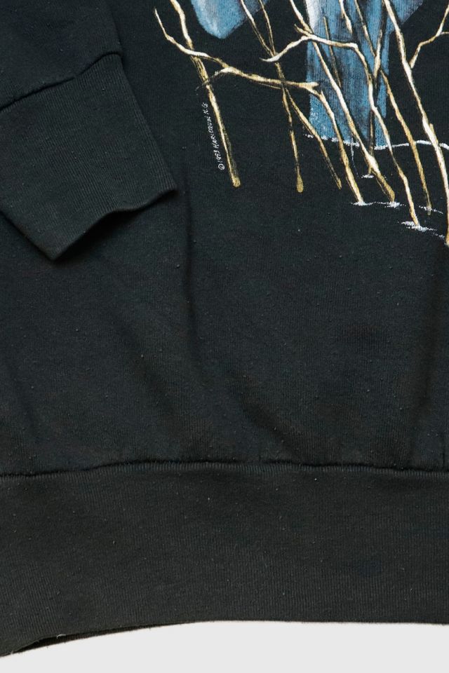 Vintage Wolf Print Crewneck #3