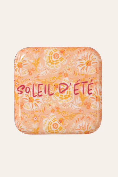 Zsa Zsa Zsu Soleil D'ete Square Metal Decorative Tray