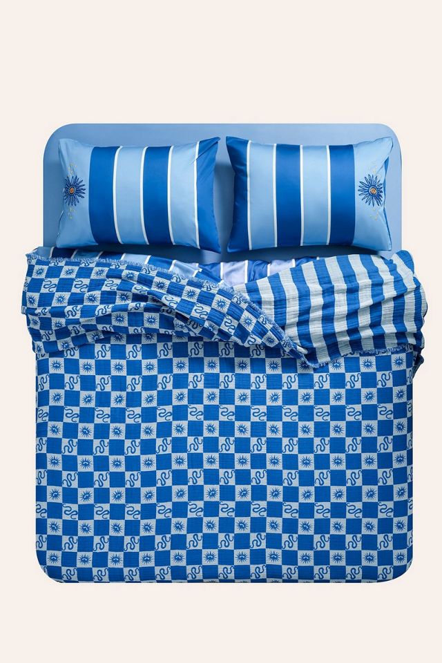 Zsa Zsa Zsu Costa Fringed Jacquard Cotton Bedspread #3