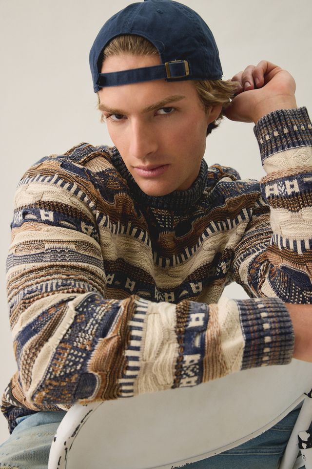 Ayker Textured Knit Crew Neck Sweater #1