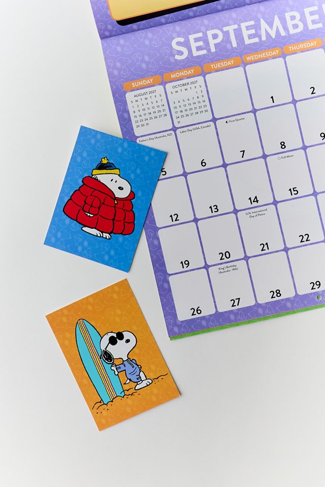 Peanuts Snoopy 2027 Wall Calendar #3