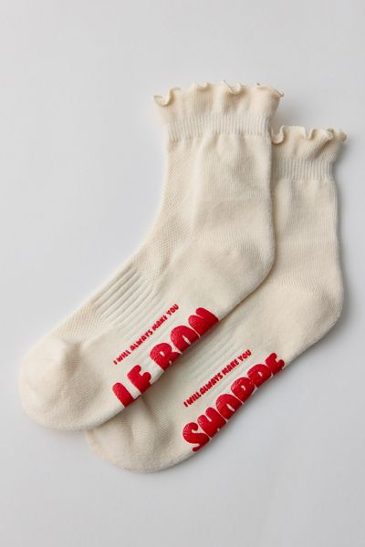 Le Bon Shoppe Ruffled Hugger Socks