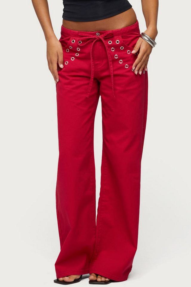 Edikted Kala Grommet Low Rise Baggy Jeans #3