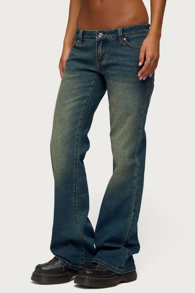 Edikted Moonie Low Rise Bootcut Jeans #2