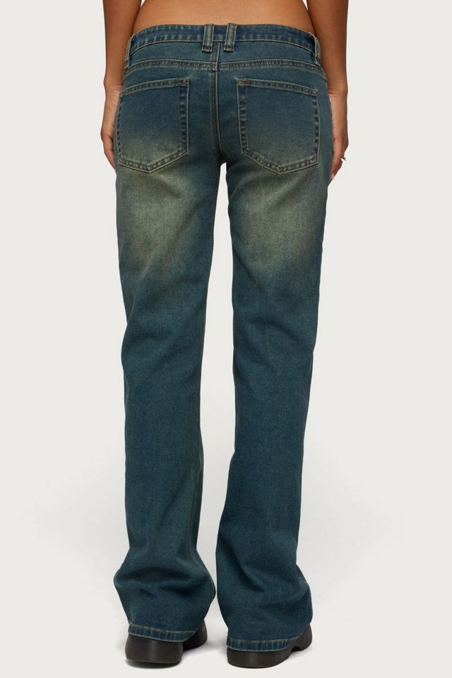 Edikted Moonie Low Rise Bootcut Jeans #4