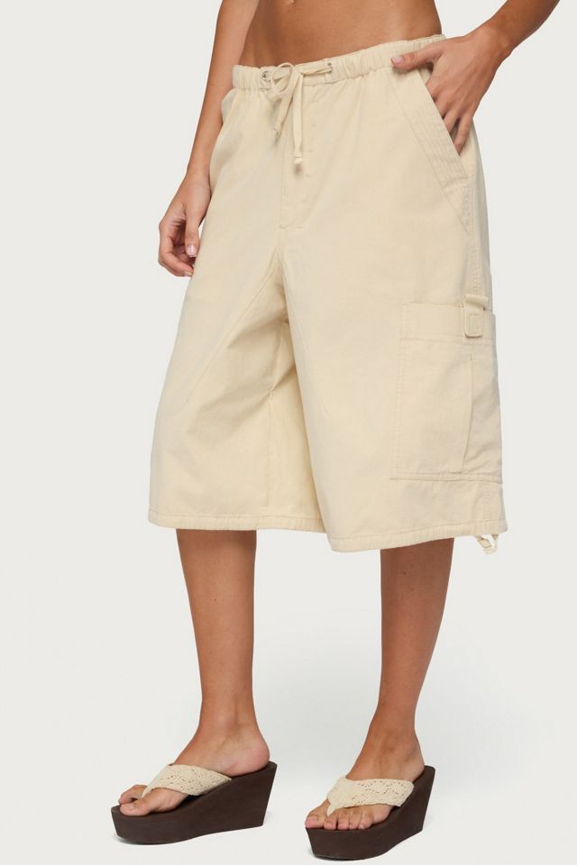 Edikted Azul Oversized Cargo Bermuda Shorts #2