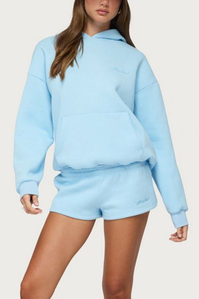 Edikted Basic Girl Low Rise Sweat Shorts