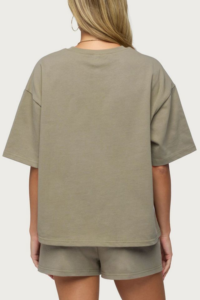Edikted Cecilia Oversized T Shirt #4