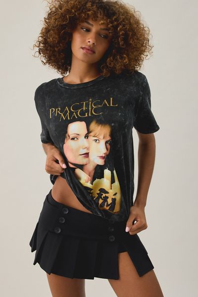 Practical Magic Graphic Oversized Cotton T-Shirt Dress