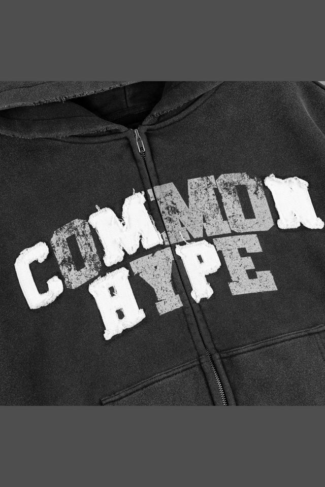 Common Hype Varsity Zip Up Hoodie #2