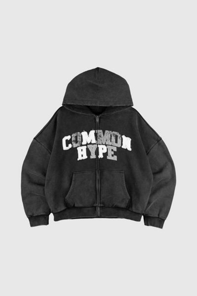 Common Hype Varsity Zip Up Hoodie