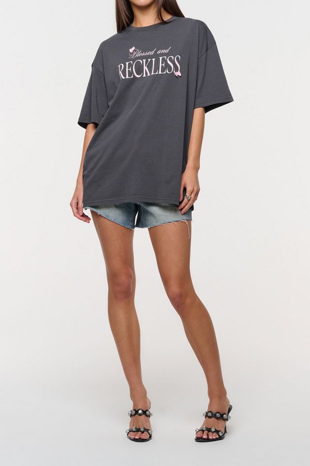 Abrand Blessed Oversized Tee #1