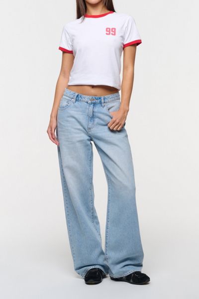 Abrand 99 Boyfriend Ringer Tee