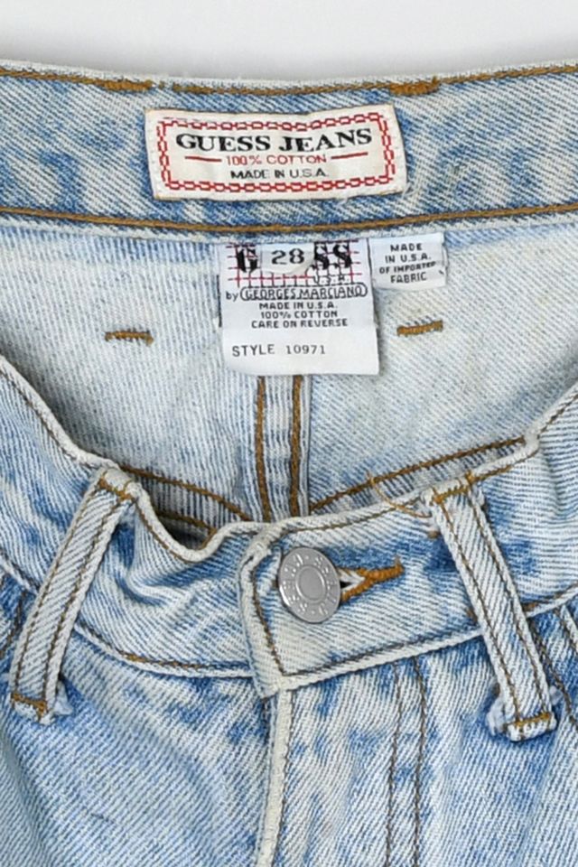 Vintage 90s Guess Jeans High Waisted Denim Shorts #2