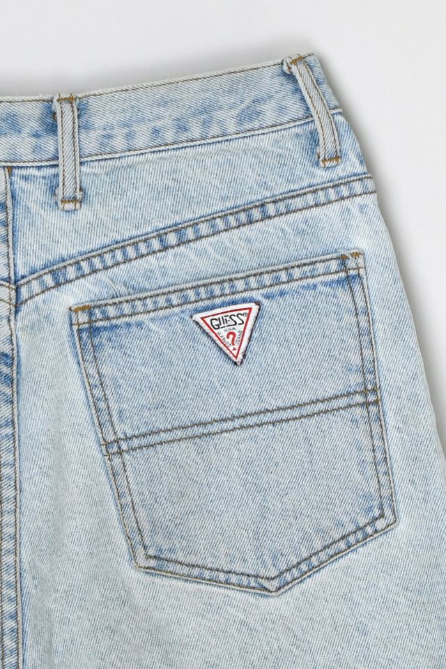 Vintage 90s Guess Jeans High Waisted Denim Shorts #4