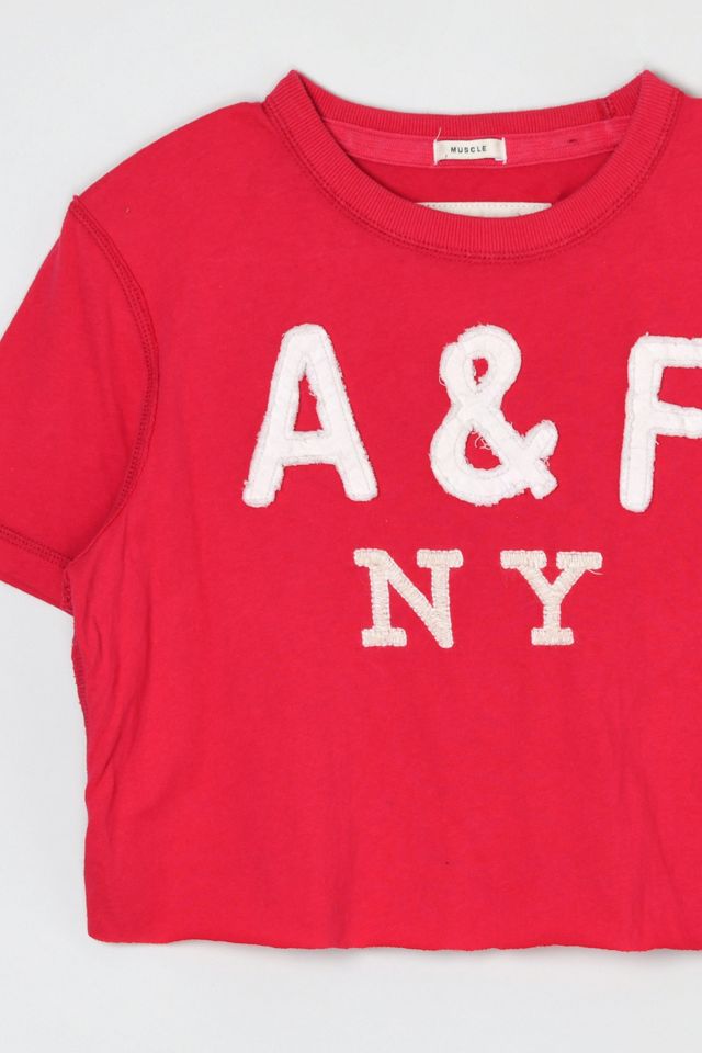 Vintage Y2k Abercrombie & Fitch Cropped T-Shirt #2