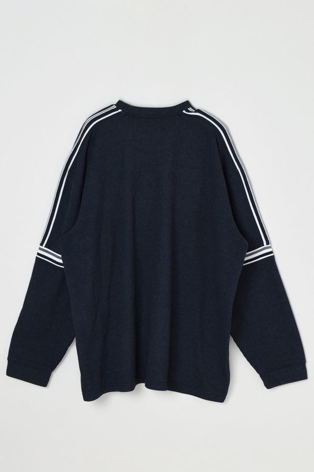 Vintage Y2k Striped Ribbed Sweatshirt #1