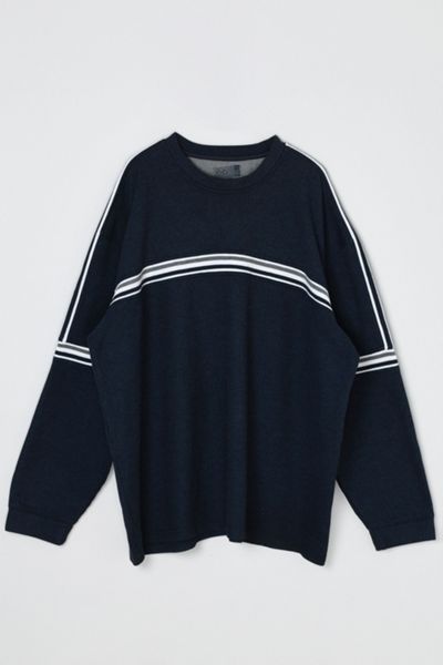 Vintage Y2k Striped Ribbed Sweatshirt