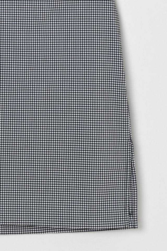 Vintage 90s Black & White Gingham Mini Skirt #2
