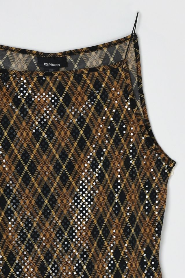 Vintage Y2k Shimmery Printed Top #2