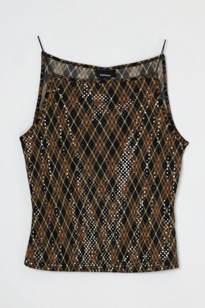 Vintage Y2k Shimmery Printed Top