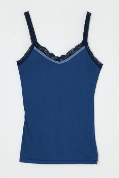 Vintage Y2k Dark Blue Lacy Cami