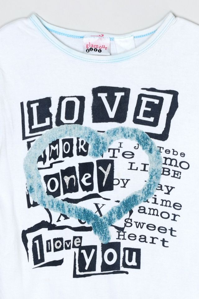 Vintage Y2k Love Graphic Tee #2