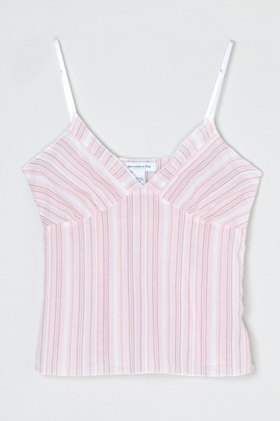 トップス vintage Abercrombie&Fitch y2k top Vintage Y2k Abercrombie & Fitch Light Pink Top | Urban Outfitters
