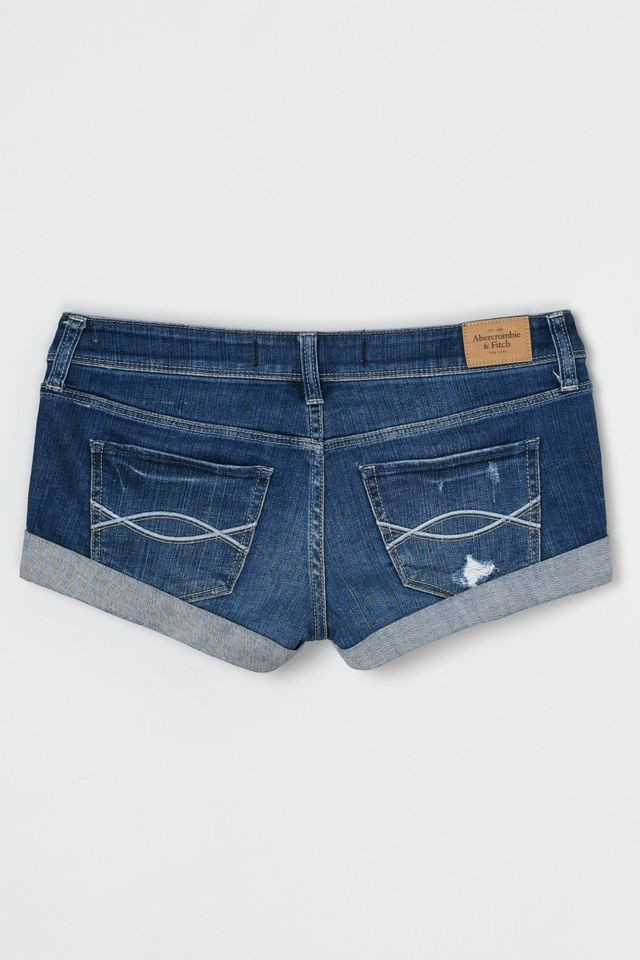 Vintage Y2k Abercrombie & Fitch Low-Rise Denim Shorts #1