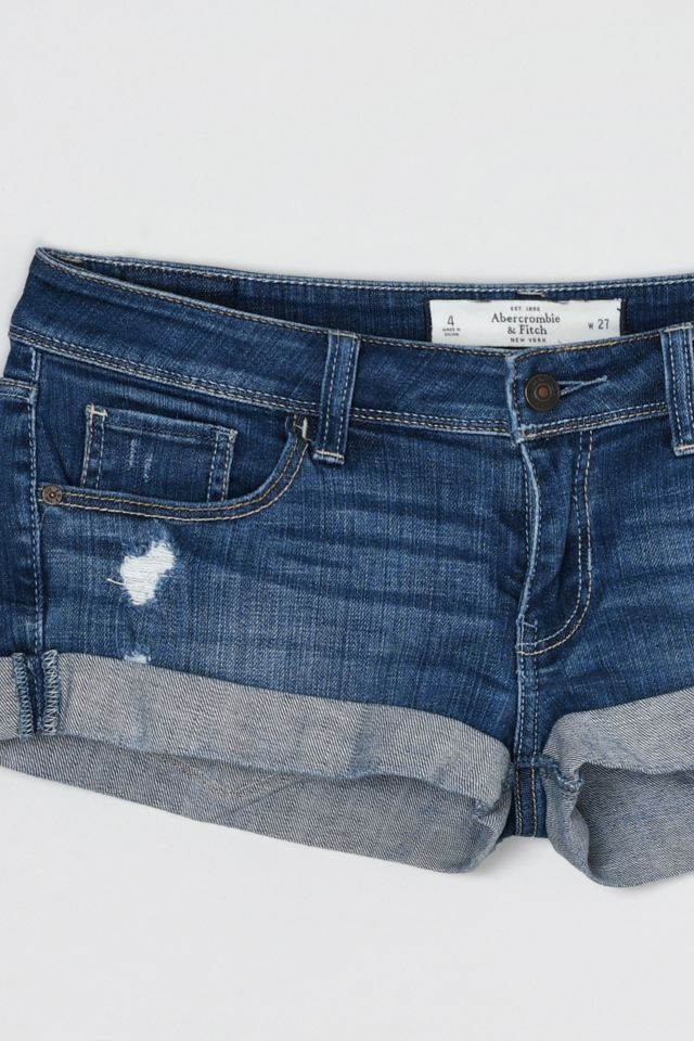 Vintage Y2k Abercrombie & Fitch Low-Rise Denim Shorts #2