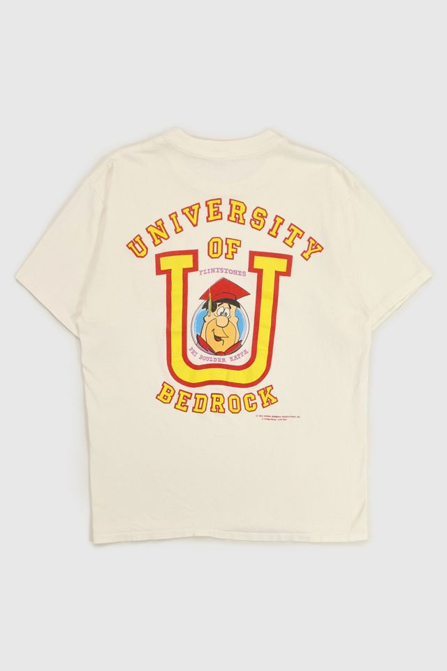 Vintage 1985 Flintstones University of Bedrock Tee #1