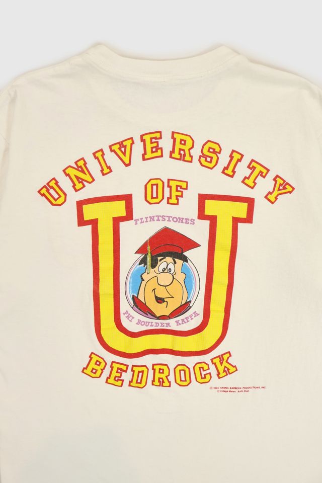 Vintage 1985 Flintstones University of Bedrock Tee #3