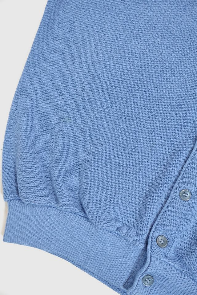 Vintage Blue Cardigan Sweater #4