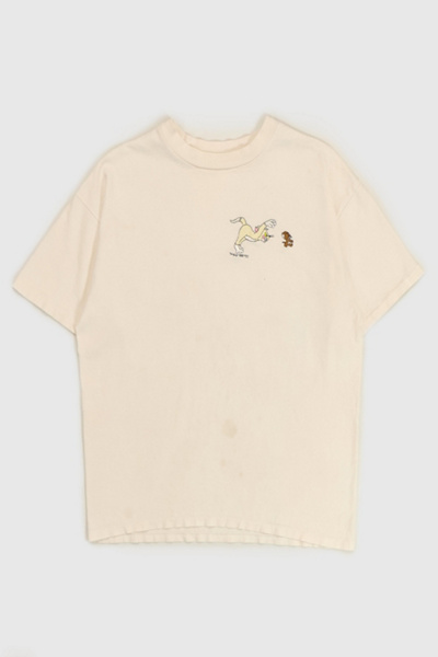 Vintage Embroidered Tom and Jerry Tee | Urban Outfitters