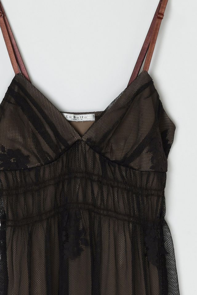 Vintage Y2k Lacy Layered Mini Dress #2