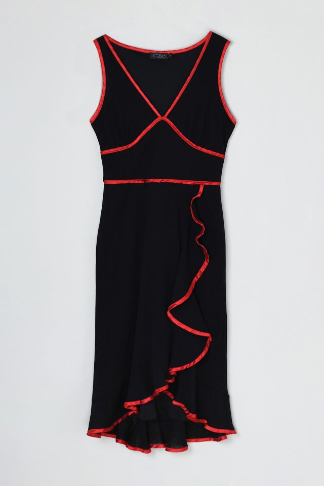 y2k midi dress Silk Floral Y2K aesthetic Lace Y2K French Midi Dress